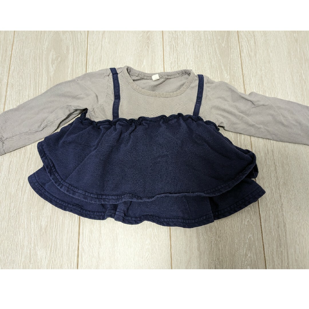 90サイズ 長袖 トップス キッズ/ベビー/マタニティのキッズ服女の子用(90cm~)(Tシャツ/カットソー)の商品写真