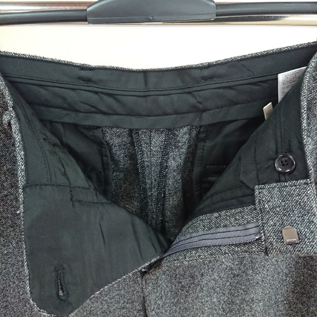 GU(ジーユー)のGU MENS ツイードライク テーパード  トラウザーパンツ Mサイズ メンズのパンツ(スラックス)の商品写真