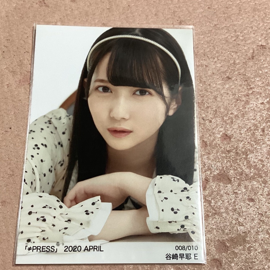 ≠PRESS ノイプレ　谷崎早耶　APRIL  シークレット　レア エンタメ/ホビーのタレントグッズ(アイドルグッズ)の商品写真