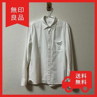 MUJI (無印良品) - 無印良品 無印 シャツ 白シャツ ワイシャツ 長袖 オックスフォード mサイズ