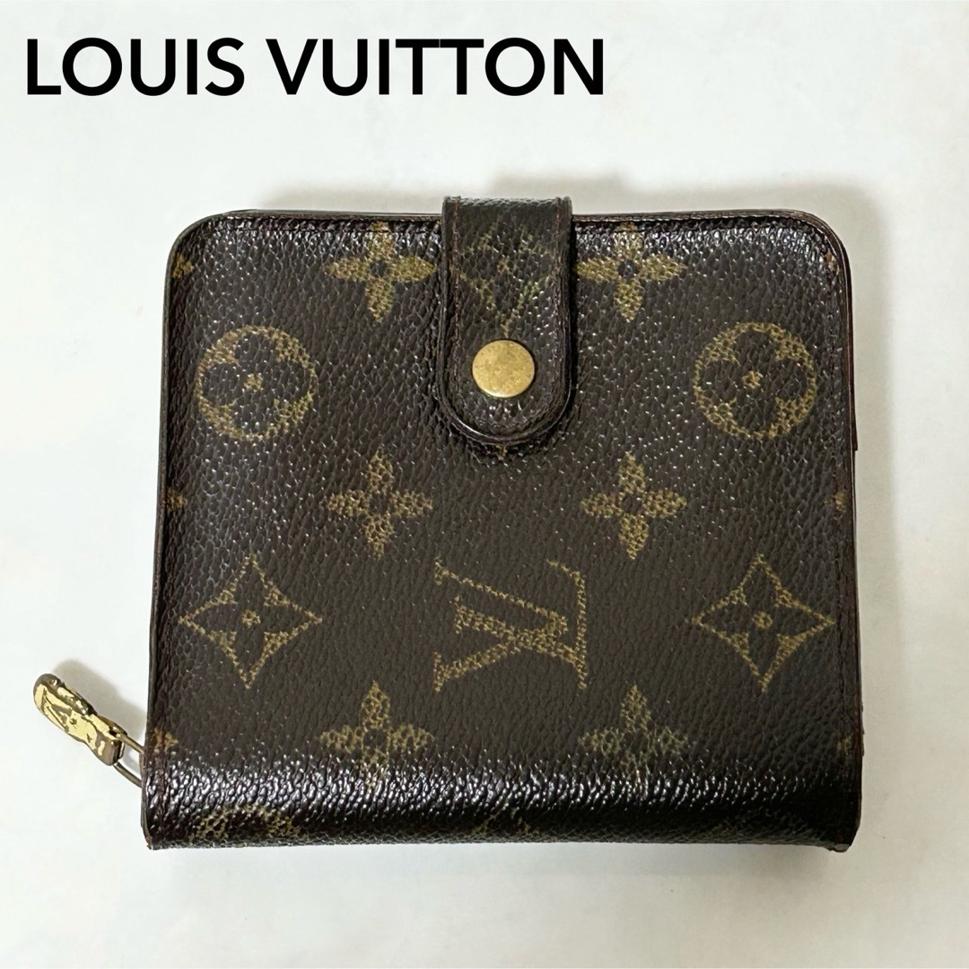 LOUIS VUITTON(ルイヴィトン)のLOUIS VUITTON ヴィトン モノグラム コンパクト ジップ レディースのファッション小物(財布)の商品写真