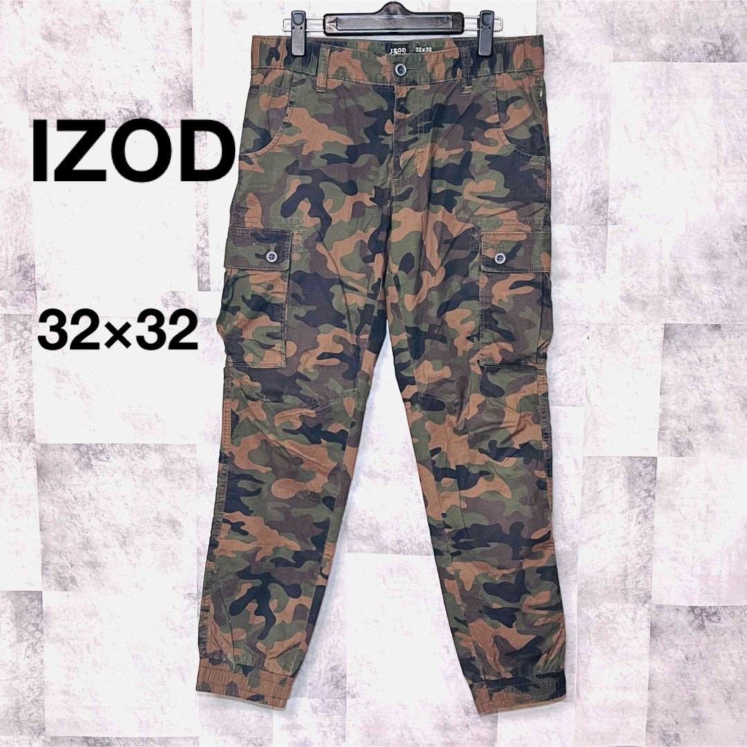 IZOD迷彩パンツ　カーゴパンツ32×32 ストレート　ストレッチ　6ポケット　 メンズのパンツ(その他)の商品写真