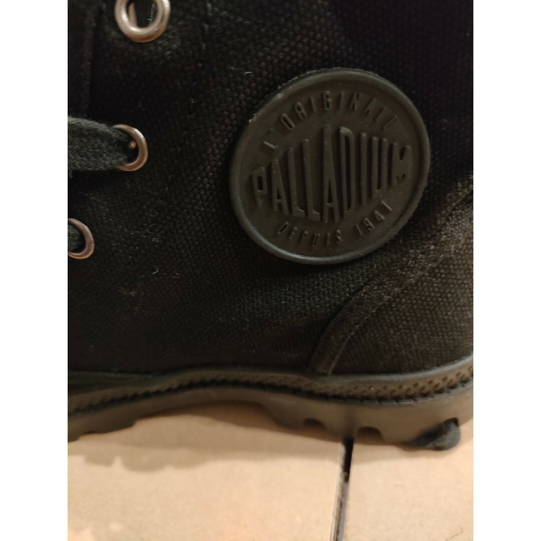 PALLADIUM(パラディウム)の【美品】パラディウム/靴/シューズ/スニーカー/ブラック/ハイカット/23cm レディースの靴/シューズ(スニーカー)の商品写真