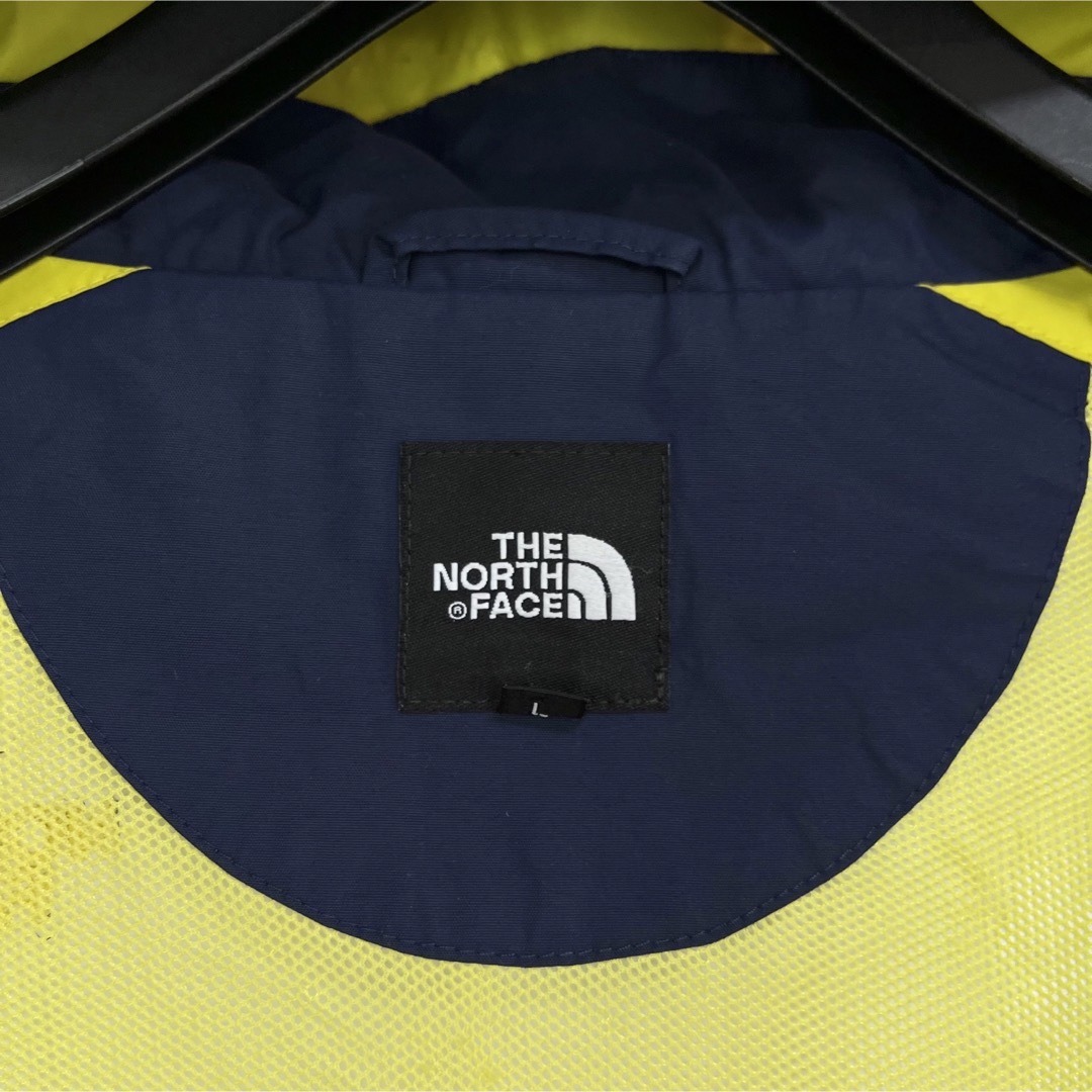 THE NORTH FACE(ザノースフェイス)の美品 ノースフェイス マウンテンパーカー レディースL フード着脱可 ロゴ刺繍 レディースのジャケット/アウター(ナイロンジャケット)の商品写真