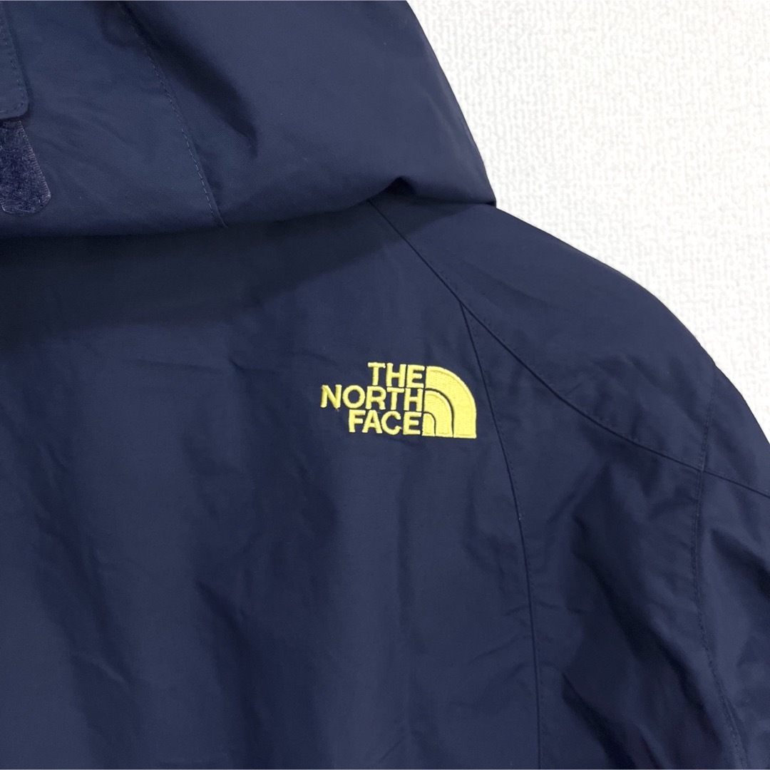 THE NORTH FACE(ザノースフェイス)の美品 ノースフェイス マウンテンパーカー レディースL フード着脱可 ロゴ刺繍 レディースのジャケット/アウター(ナイロンジャケット)の商品写真