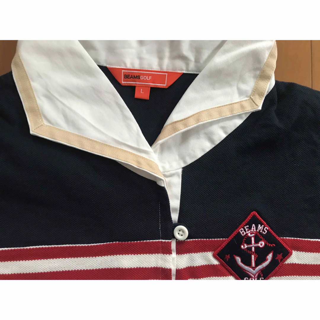 BEAMSGOLF(ビームスゴルフ)の値下げ BEAMS  GOLF polo shirt Women L スポーツ/アウトドアのゴルフ(ウエア)の商品写真