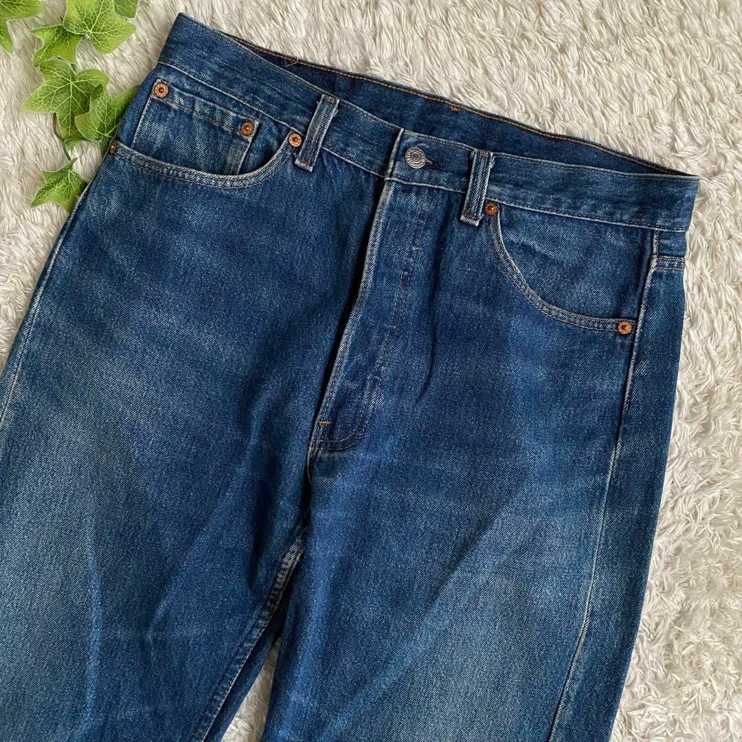 Levi's(リーバイス)の80s リーバイス 赤文字 501XX USA製 ナイロンフットボタン W34 メンズのパンツ(デニム/ジーンズ)の商品写真