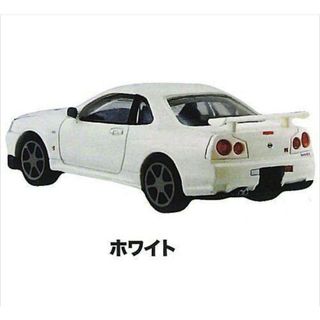 バンダイ(BANDAI)の1/64ミニカーMONO GT-R V・spec2 R34  ホワイト(その他)