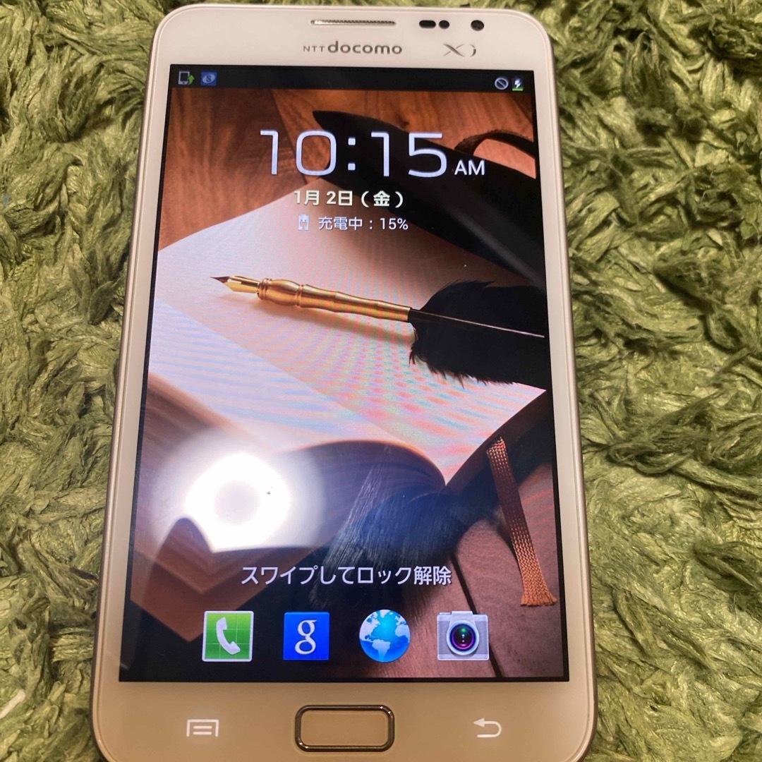 NTTdocomo(エヌティティドコモ)の値下げ中SAMSUNG GALAXY Note SC-05D セラミックホワイト スマホ/家電/カメラのスマートフォン/携帯電話(スマートフォン本体)の商品写真