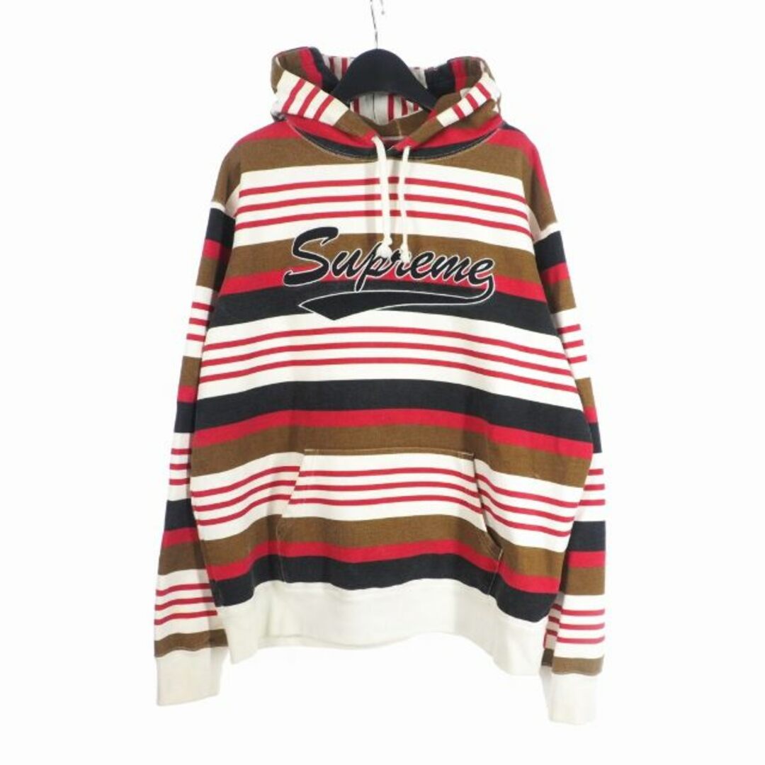 Supreme(シュプリーム)のシュプリーム SUPREME Striped Hooded Crewneck メンズのトップス(パーカー)の商品写真