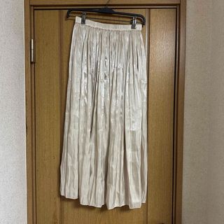 w closet - w closet  プリーツシャイニーサテン×チュールリバーシブルスカート