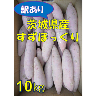 農家直送 茨城県産さつまいも訳あり【すずほっくり】10キロ 箱込み サツマイモ(野菜)