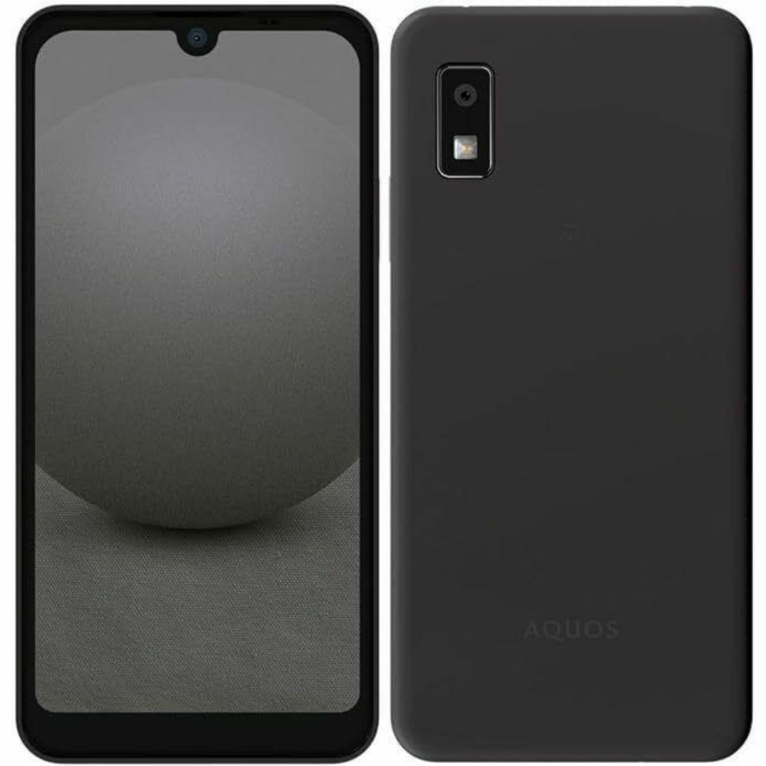 AQUOS(アクオス)のAQUOS wish3 ブラック SH-M25-B 5G 64GB SIMフリー スマホ/家電/カメラのスマートフォン/携帯電話(スマートフォン本体)の商品写真
