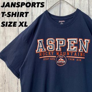 ジャンスポーツ(JANSPORT)のアメリカ古着JANSPORTゆるだぼオーバーサイズコロラドプリントTシャツ　XL(Tシャツ/カットソー(半袖/袖なし))