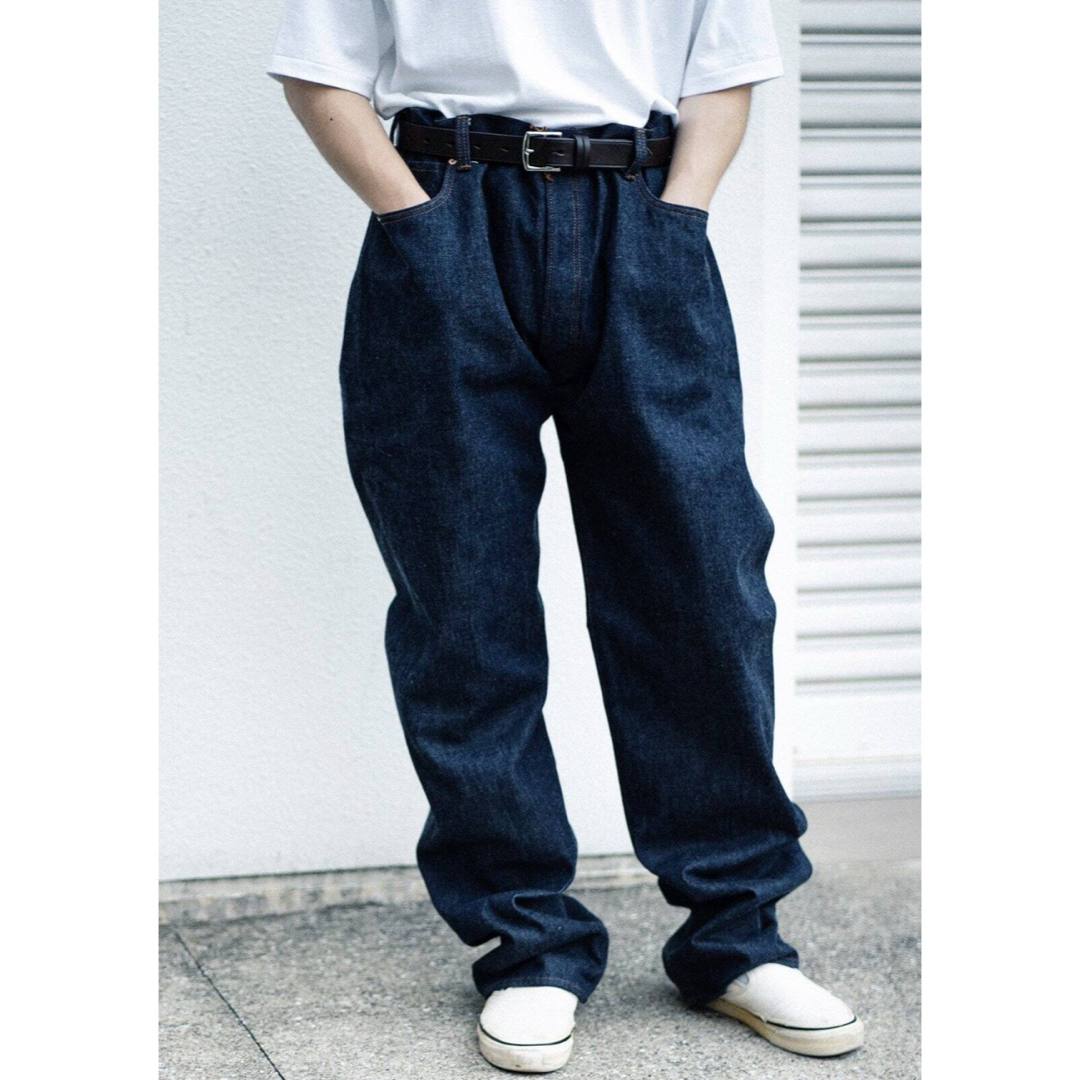 COMOLI(コモリ)の未使用 レショップ l'echoppe Indigo Denim リジット メンズのパンツ(デニム/ジーンズ)の商品写真