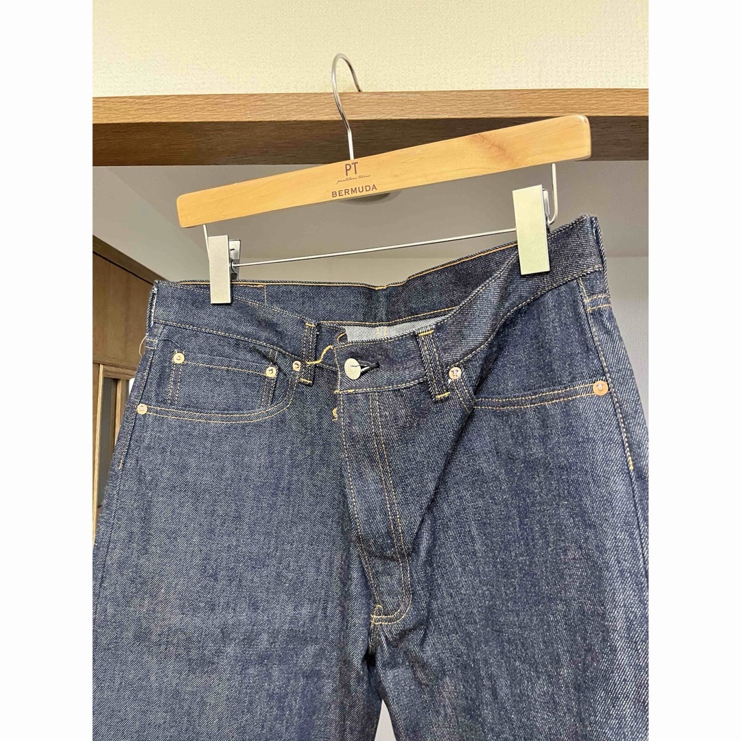 COMOLI(コモリ)の未使用 レショップ l'echoppe Indigo Denim リジット メンズのパンツ(デニム/ジーンズ)の商品写真