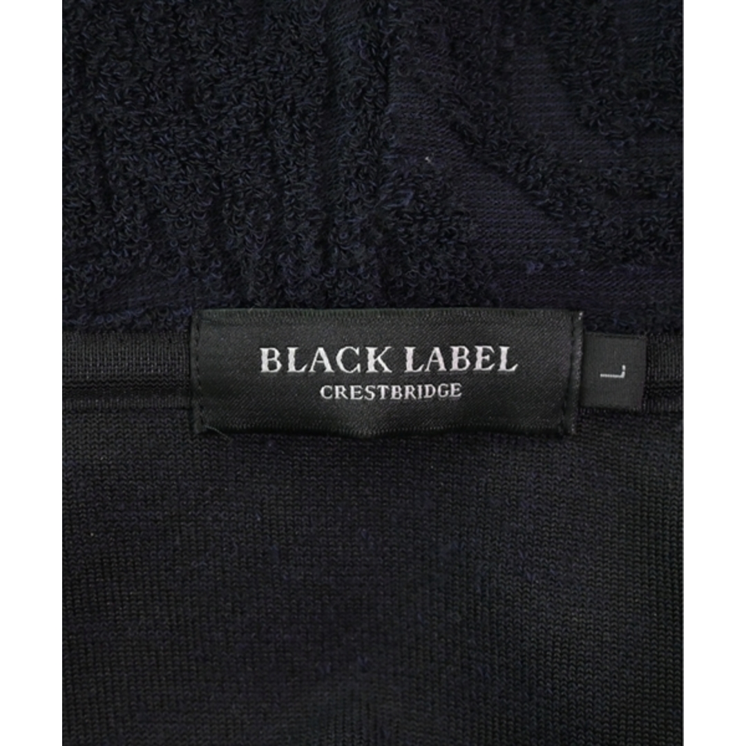 BLACK LABEL CRESTBRIDGE(ブラックレーベルクレストブリッジ)のBLACK LABEL CRESTBRIDGE パーカー L 黒(総柄) 【古着】【中古】 メンズのトップス(パーカー)の商品写真