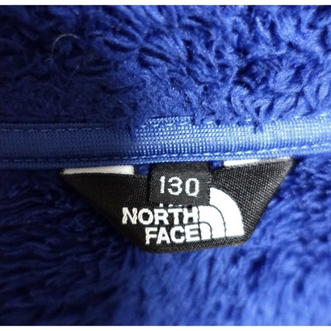 THE NORTH FACE(ザノースフェイス)のノースフェイス　フリースジャケット　アウター　ブルー系　キッズ130   美品 キッズ/ベビー/マタニティのキッズ服男の子用(90cm~)(ジャケット/上着)の商品写真