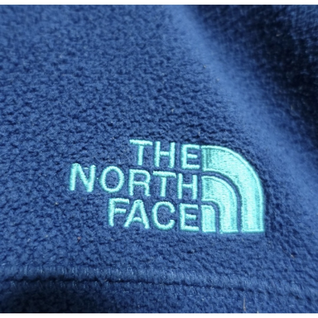 THE NORTH FACE(ザノースフェイス)のノースフェイス　フリースジャケット　アウター　ブルー系　キッズ130   美品 キッズ/ベビー/マタニティのキッズ服男の子用(90cm~)(ジャケット/上着)の商品写真