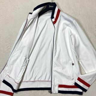 MONCLER - モンクレール ジップアップ ジャケット トリコロール Wジップ XL 白