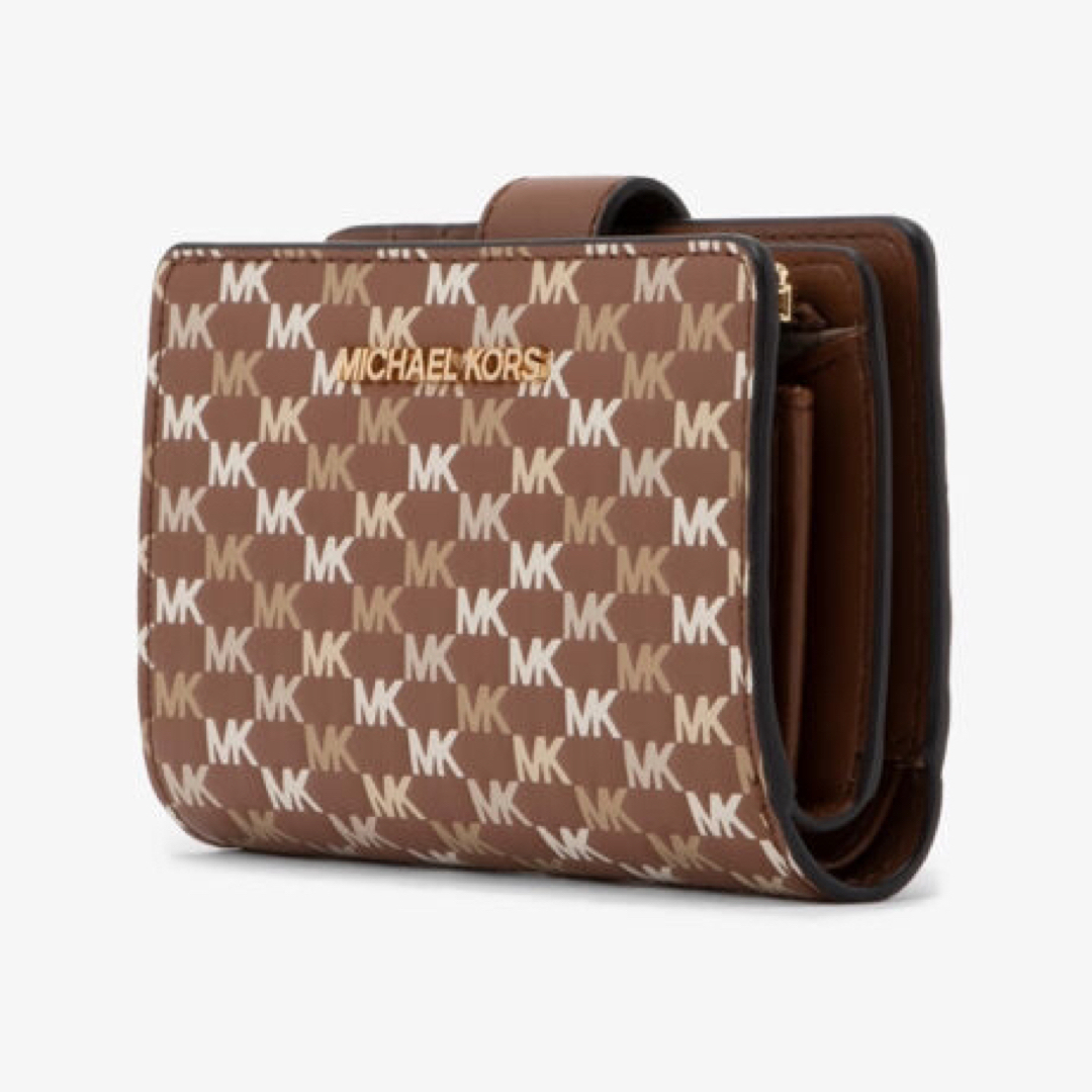 Michael Kors(マイケルコース)のJET SET TRAVEL ビルフォールド ジップ コインウォレット レディースのファッション小物(財布)の商品写真