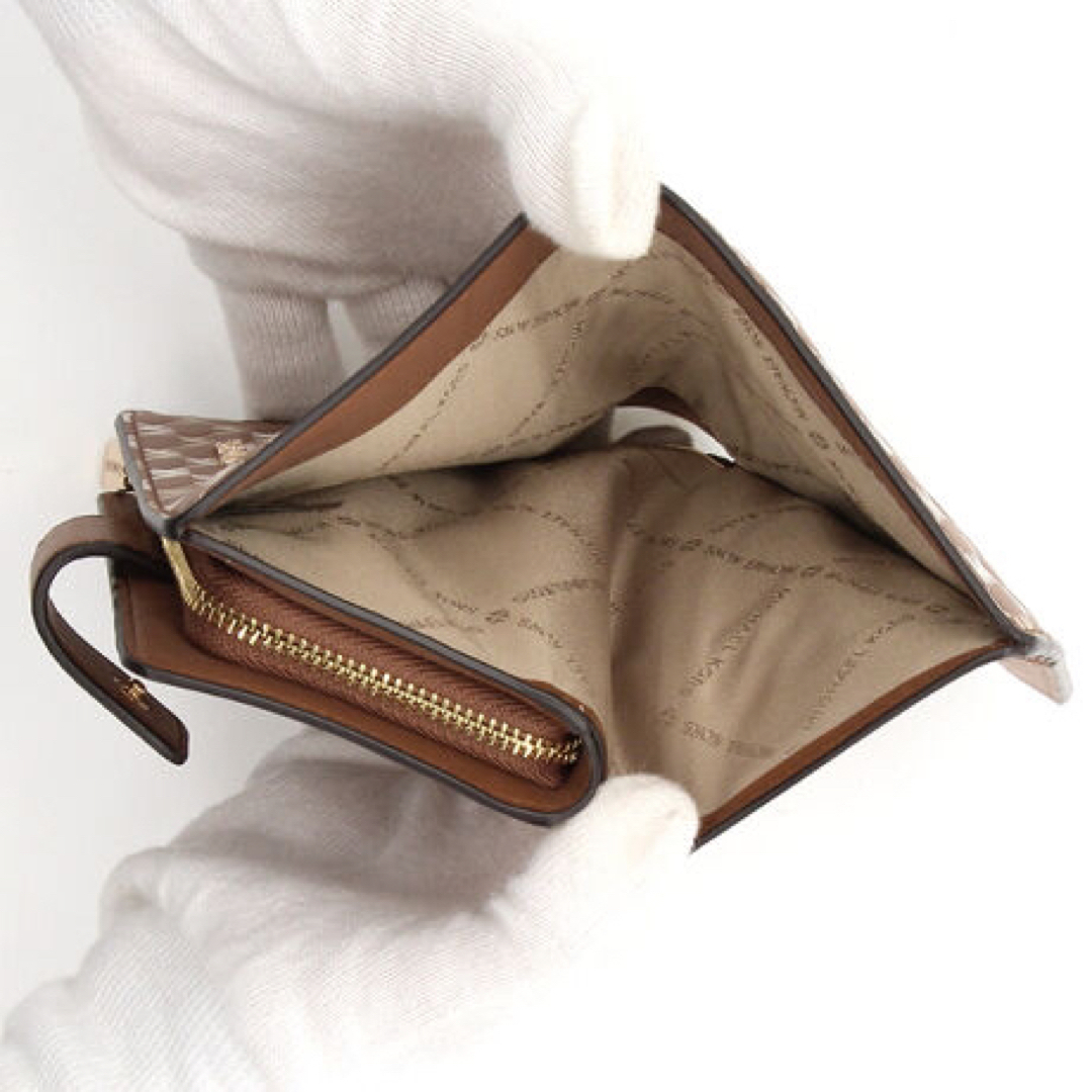 Michael Kors(マイケルコース)のJET SET TRAVEL ビルフォールド ジップ コインウォレット レディースのファッション小物(財布)の商品写真