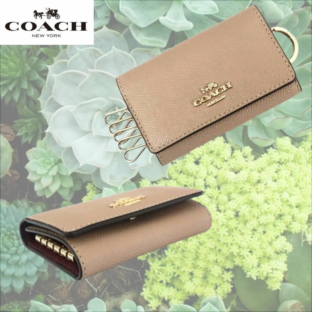 COACH(コーチ)のCOACH コーチ 5連フック キーケース キーリングつき レディースのファッション小物(キーケース)の商品写真