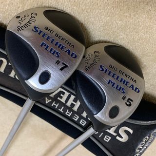 キャロウェイ(Callaway)のキャロウェイ  スティールヘッド　プラス　5w 7w  スチールシャフト(クラブ)