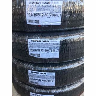 送料込み！145/80R12 80/78NヨコハマタイヤY356新品24年製4本(タイヤ)