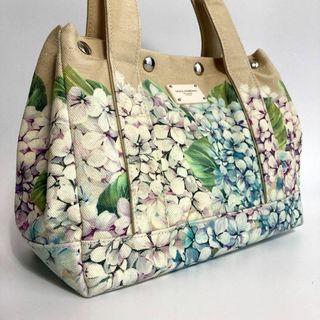 DOLCE&GABBANA - 希少 ドルチェ＆ガッバーナ 紫陽花 TANIA トートバッグ レザー キャンバス