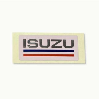 【未使用】ISUZU　ステッカー　メタリック　いすゞ自動車　シール　いすず(車外アクセサリ)