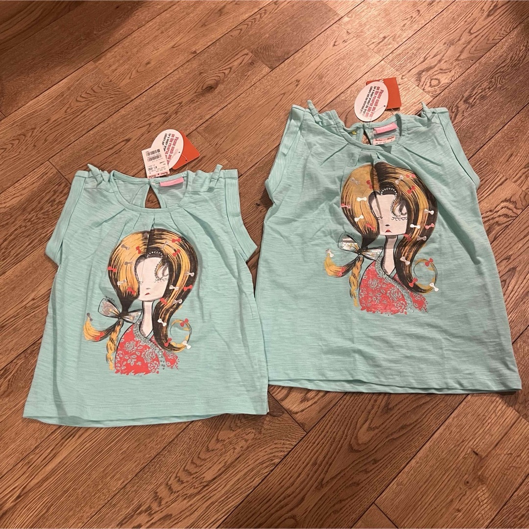 ☆新品未使用☆LCWAIKIKI Tシャツ　お揃い　リンクコーデ　姉妹服　女の子 キッズ/ベビー/マタニティのキッズ服女の子用(90cm~)(Tシャツ/カットソー)の商品写真