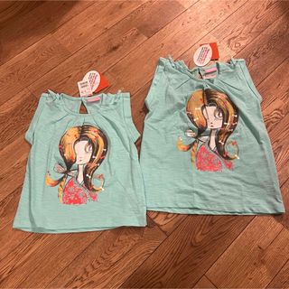 ☆新品未使用☆LCWAIKIKI Tシャツ　お揃い　リンクコーデ　姉妹服　女の子(Tシャツ/カットソー)