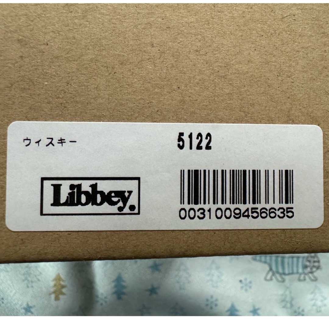 Libbey(リビー)のショットグラス　4個　ウイスキーストレート　libbey リビー no.5122 インテリア/住まい/日用品のキッチン/食器(グラス/カップ)の商品写真