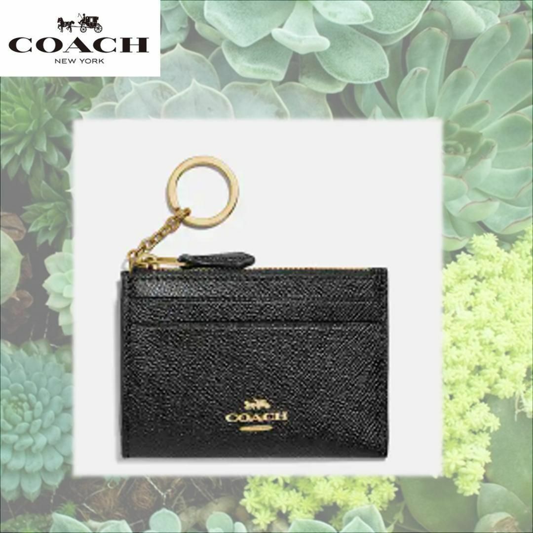 COACH(コーチ)のCOACH コーチ コインケース カードケース 定期入れ キーリングつき レディースのファッション小物(コインケース)の商品写真