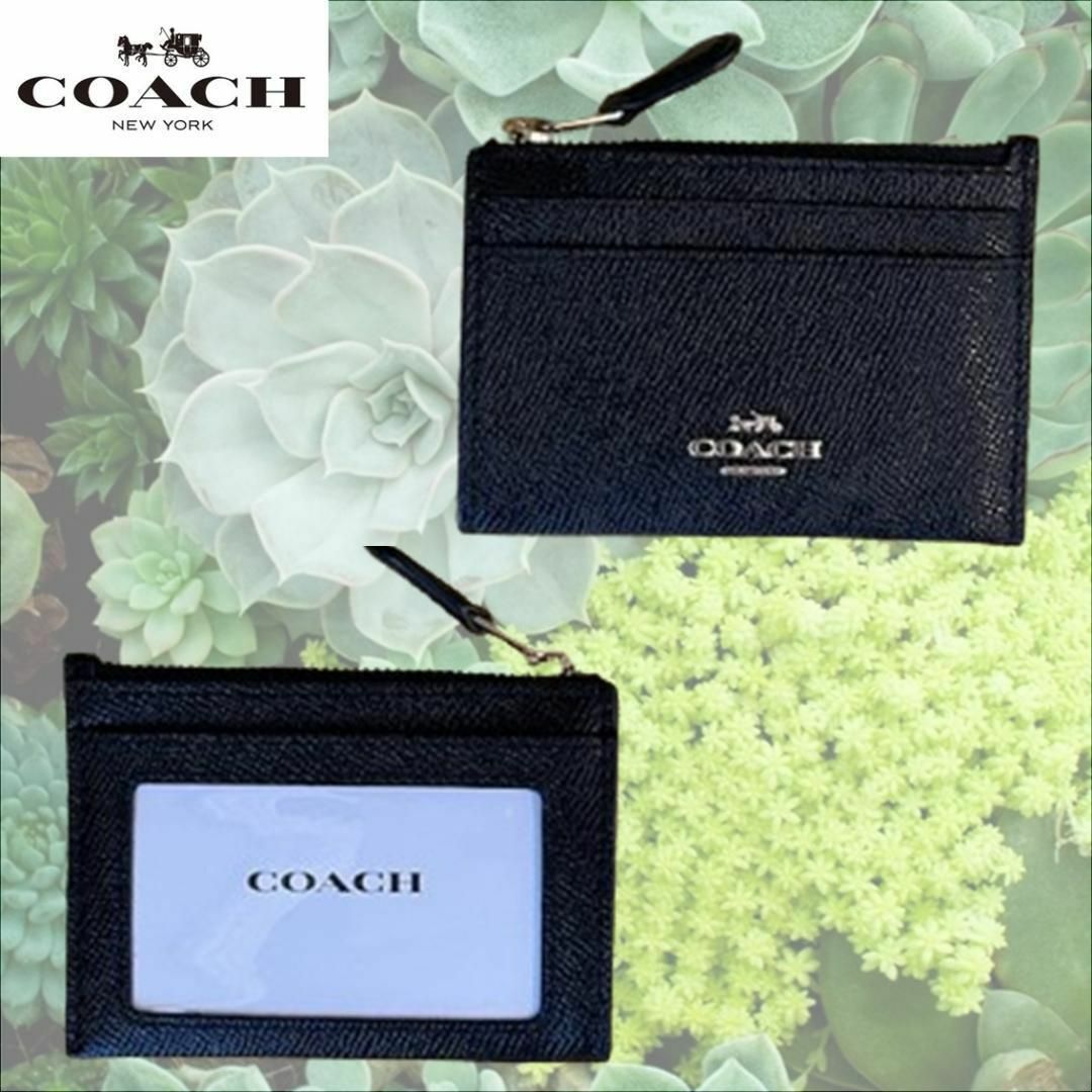 COACH(コーチ)のCOACH コーチ コインケース カードケース 定期入れ キーリングつき レディースのファッション小物(コインケース)の商品写真