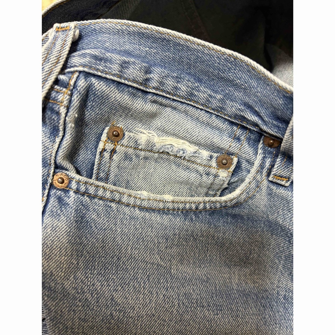 Levi's(リーバイス)の45トップボタン524 アメリカ製リーバイス501 平置き約45cm メンズのパンツ(デニム/ジーンズ)の商品写真