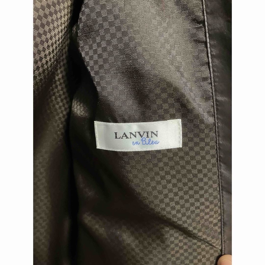 LANVIN en Bleu(ランバンオンブルー)のランバンオンブルー ラクーンファーダウンジャケット ショート丈 L相当 2way メンズのジャケット/アウター(ダウンジャケット)の商品写真