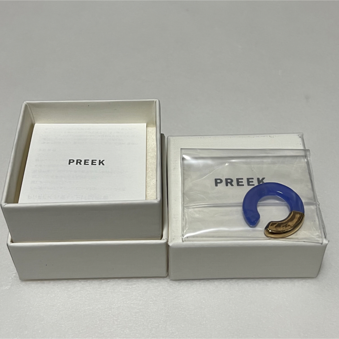 BEAUTY&YOUTH UNITED ARROWS(ビューティアンドユースユナイテッドアローズ)の新品 PREEK プリークUKISHIMA BLUEAGATE EAR CUFF レディースのアクセサリー(イヤーカフ)の商品写真