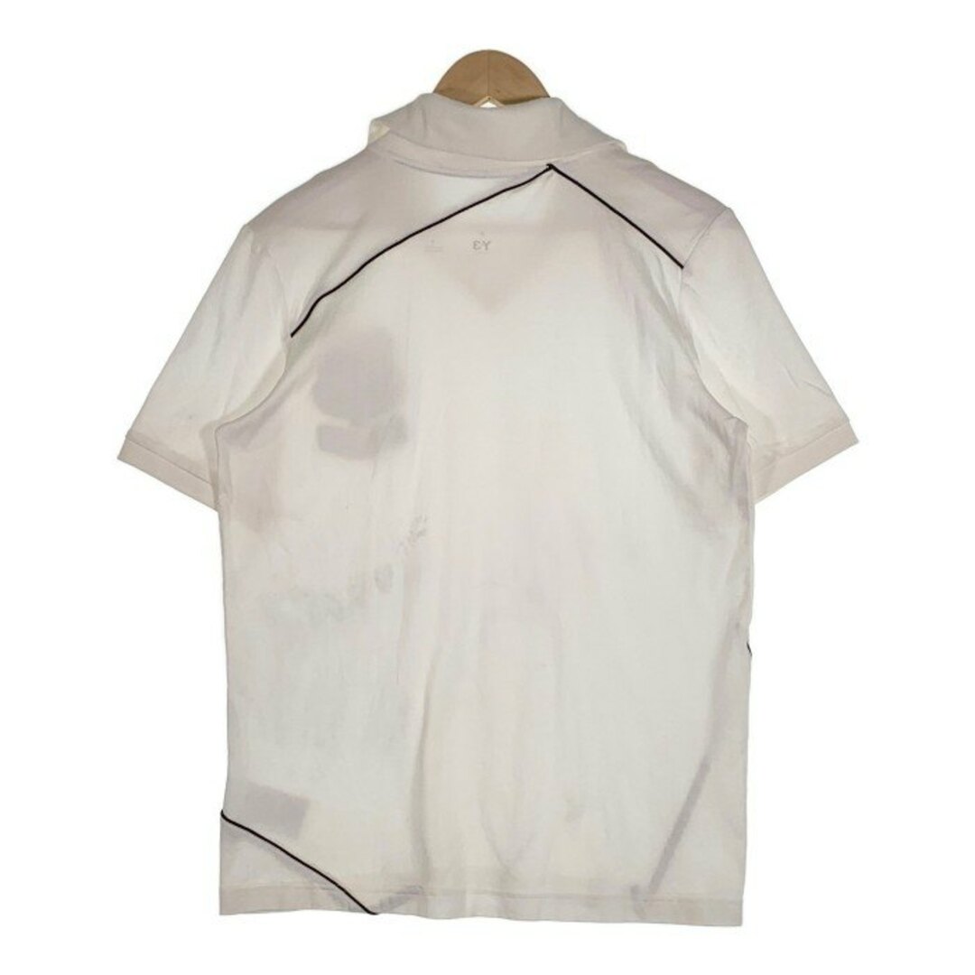 Y-3(ワイスリー)のY-3 ワイスリー ポロシャツ サッカーシャツ ホワイト ワッペン M34612 Size M メンズのトップス(シャツ)の商品写真