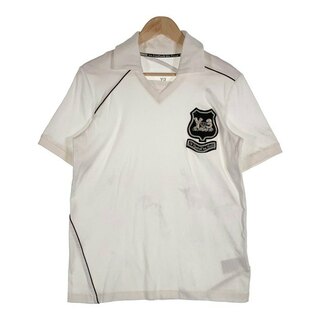 Y-3 ワイスリー ポロシャツ サッカーシャツ ホワイト ワッペン M34612 Size M