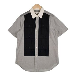 ガンリュウ(GANRYU)のGANRYU ガンリュウ 17SS 6-Pocket S/S Shirt 6ポケット ショートスリーブシャツ グレー ブラック ES-B013 Size M(シャツ)