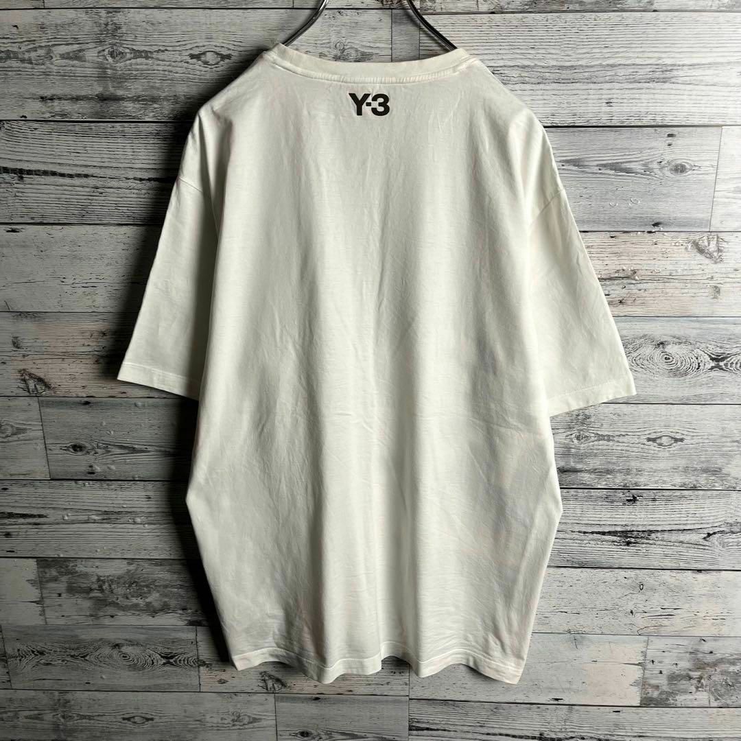 Y-3(ワイスリー)の【希少デザイン】Y-3☆ ビッグプリント入り 定番カラー Tシャツ メンズのトップス(Tシャツ/カットソー(半袖/袖なし))の商品写真