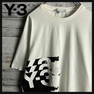 ワイスリー(Y-3)の【希少デザイン】Y-3☆ ビッグプリント入り 定番カラー Tシャツ(Tシャツ/カットソー(半袖/袖なし))