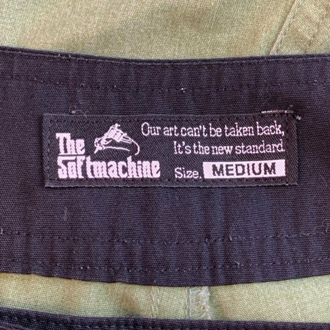 The Soft Machine ソフトマシーン ロゴ刺繡 スイムショーツ ショートパンツ グリーン Size M メンズのパンツ(その他)の商品写真