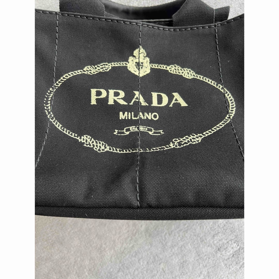 PRADA(プラダ)のプラダ PRADA プラダ カナパ 黒 ハンドバッグ レディースのバッグ(ハンドバッグ)の商品写真