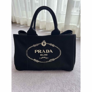 PRADA - プラダ PRADA プラダ カナパ 黒 ハンドバッグ