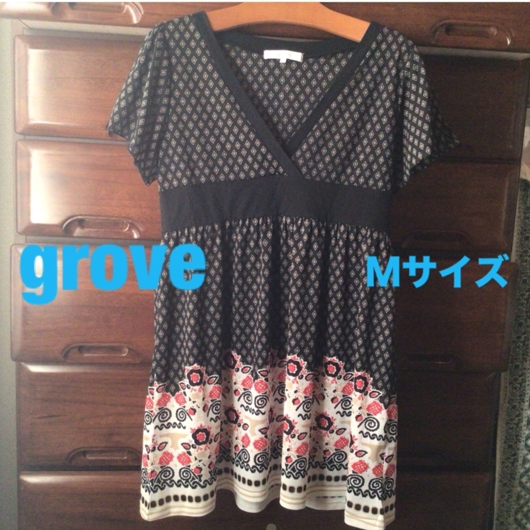 grove(グローブ)のレディース　チュニック　grove レディースのトップス(シャツ/ブラウス(半袖/袖なし))の商品写真