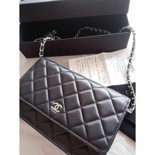 シャネル(CHANEL)のシャネル マトラッセチェーンウォレット シルバー金具 ラムスキンレディースバッグ(ショルダーバッグ)