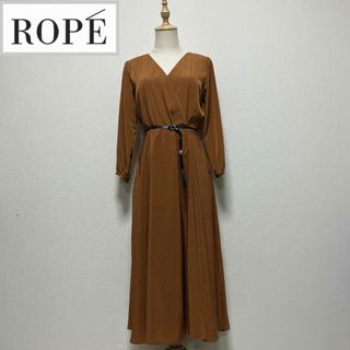 ロペ(ROPE’)のROPE 総柄2WAYカシュクールワンピース(ロングワンピース/マキシワンピース)